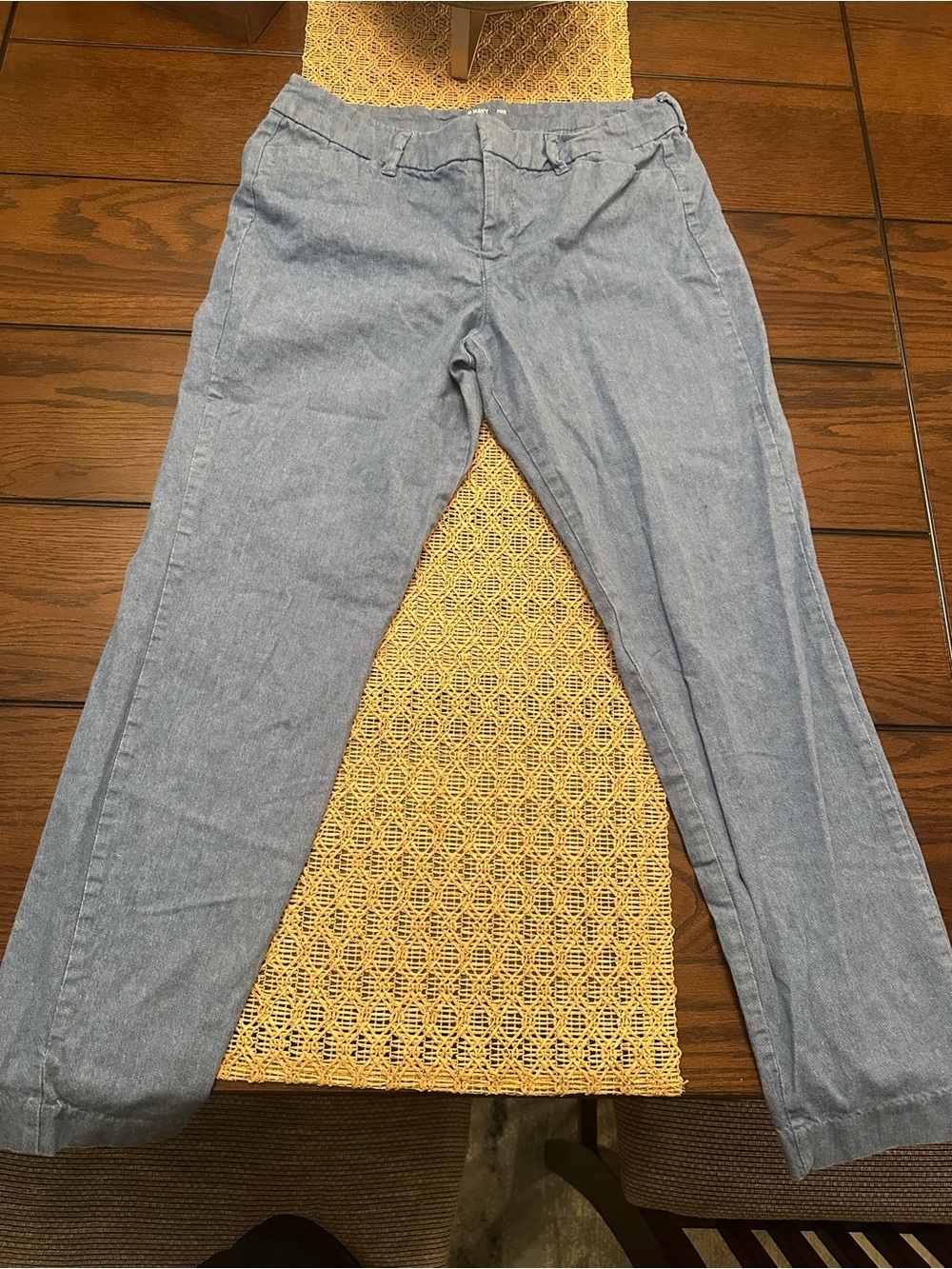 Light Blue Women's Casual dress pants - Comfortable Straight Leg